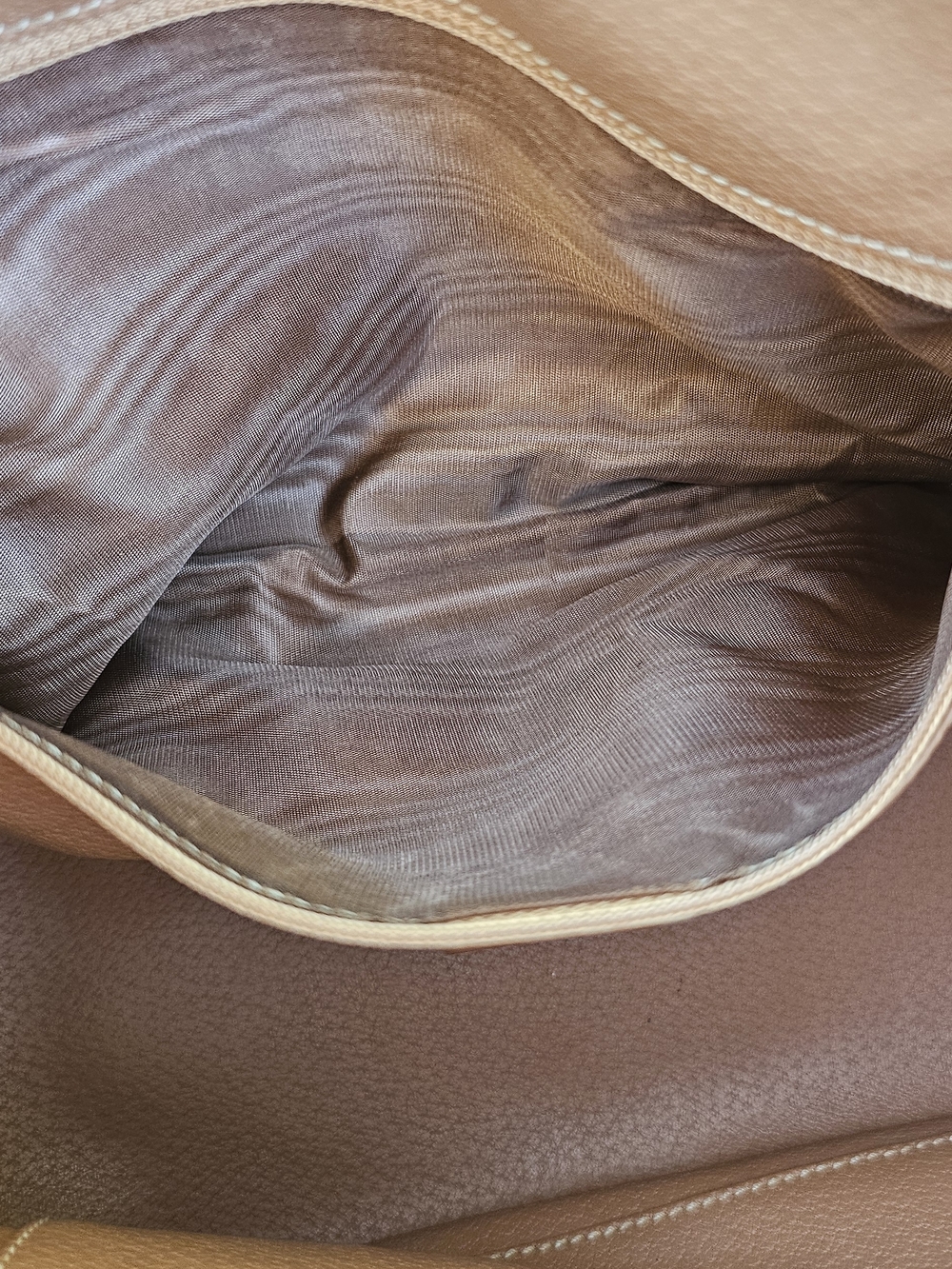 Celine Tan Monogram Shoulder Bag Vintage Bag In Beautiful Condition - Picture 10 of 15